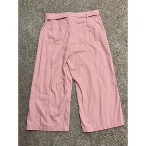 beachy relaxed neutral resort coastal nautical Seven7 wide leg trouser womens 14